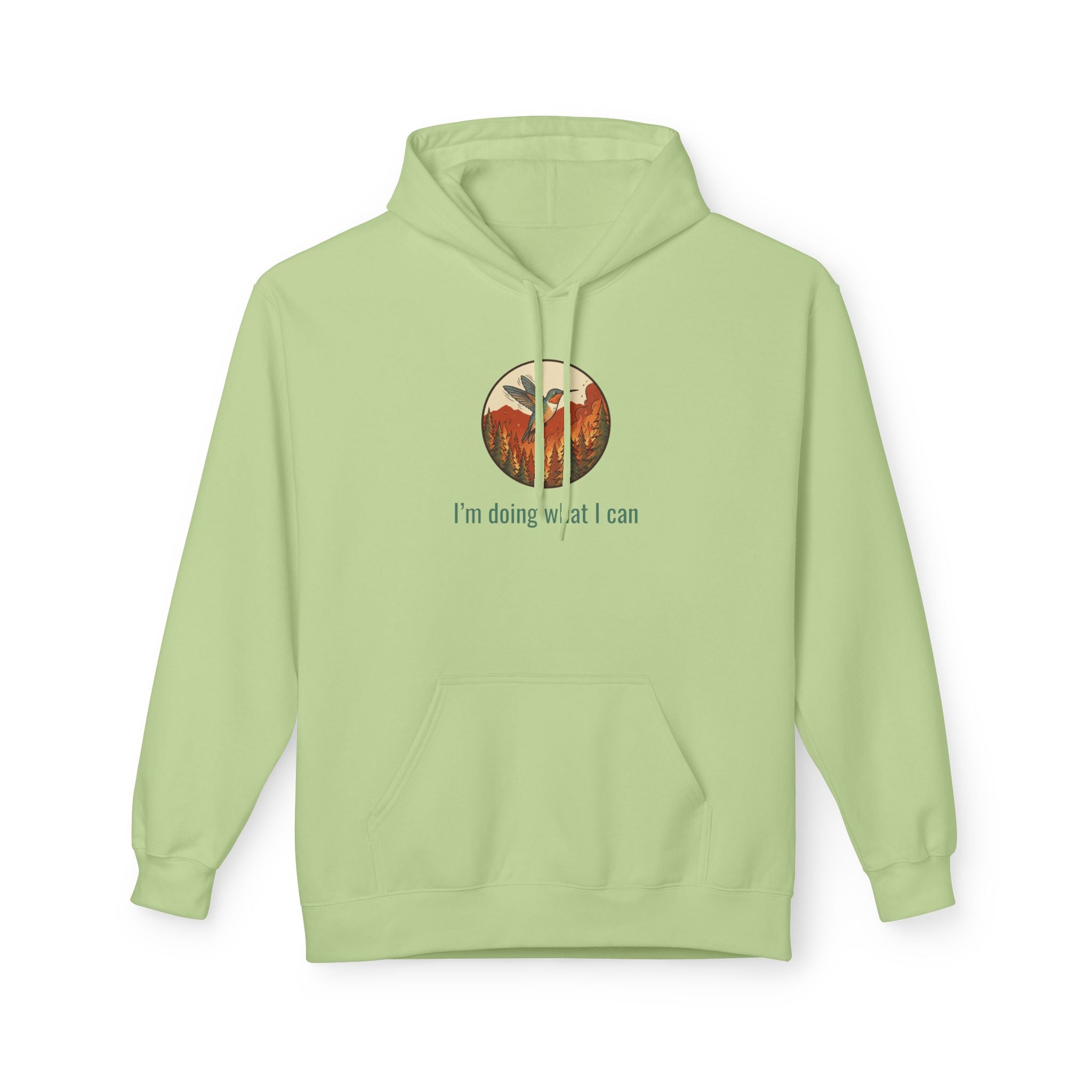 I'm Doing What I Can Hummingbird Graphic Hoodie