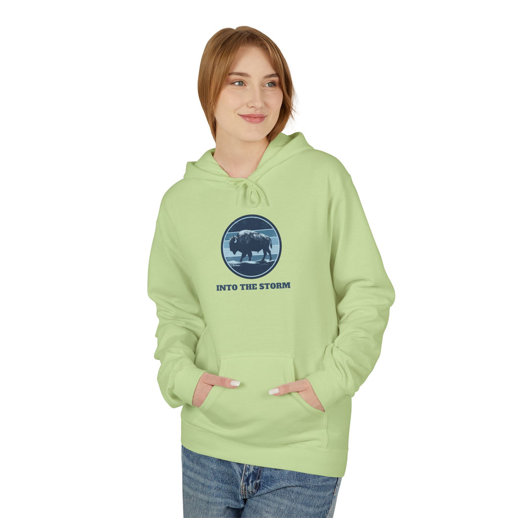Winter Bison "Into the Storm" Graphic Hoodie