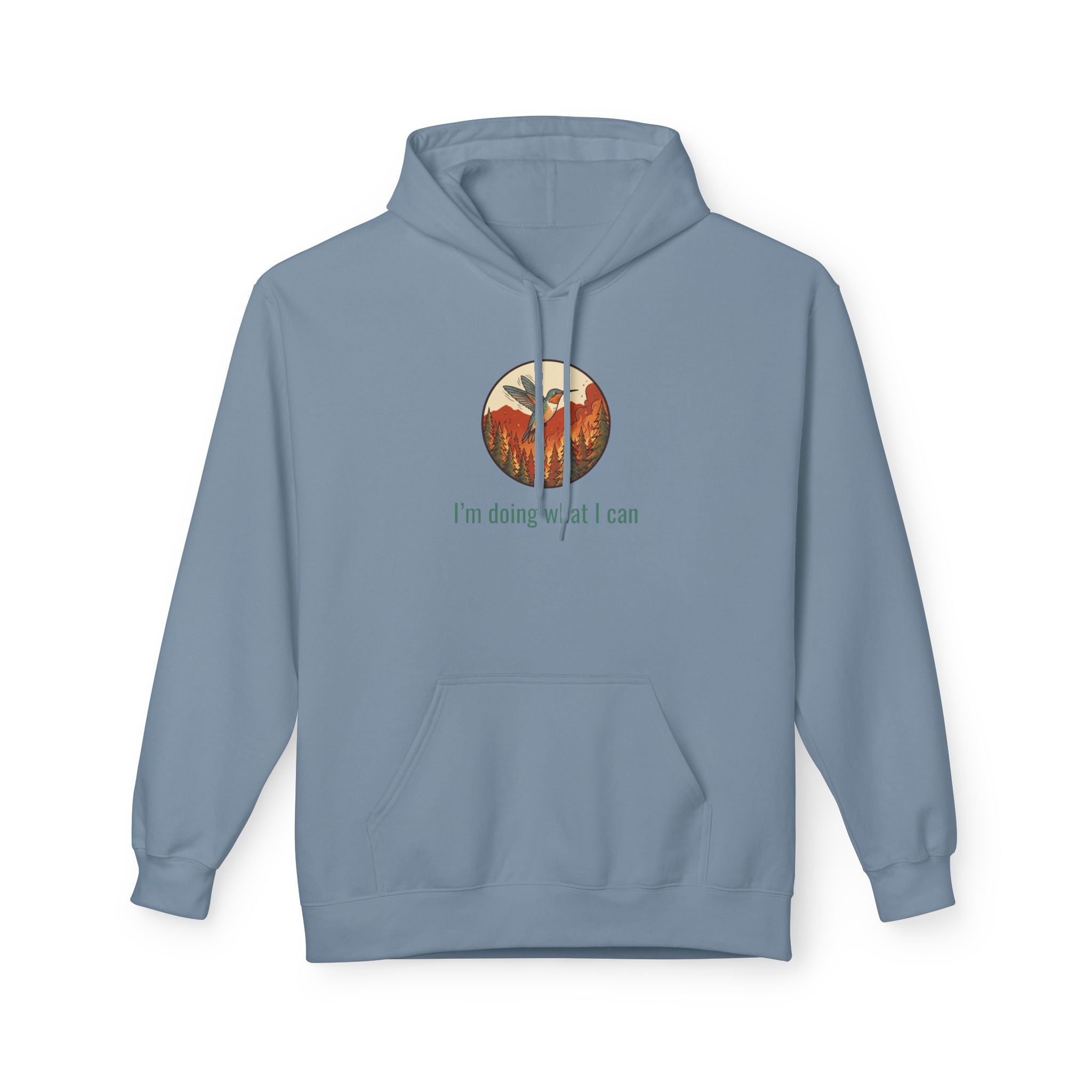 I'm Doing What I Can Hummingbird Graphic Hoodie