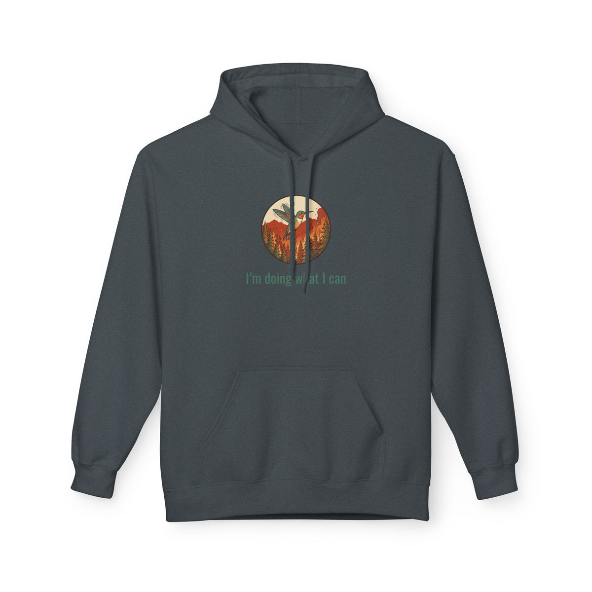 I'm Doing What I Can Hummingbird Graphic Hoodie