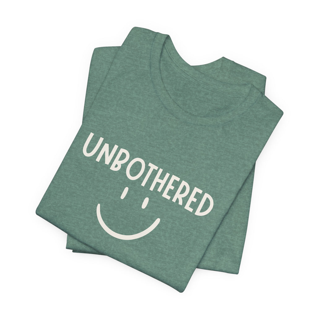 Unbothered Smiley Graphic Tee