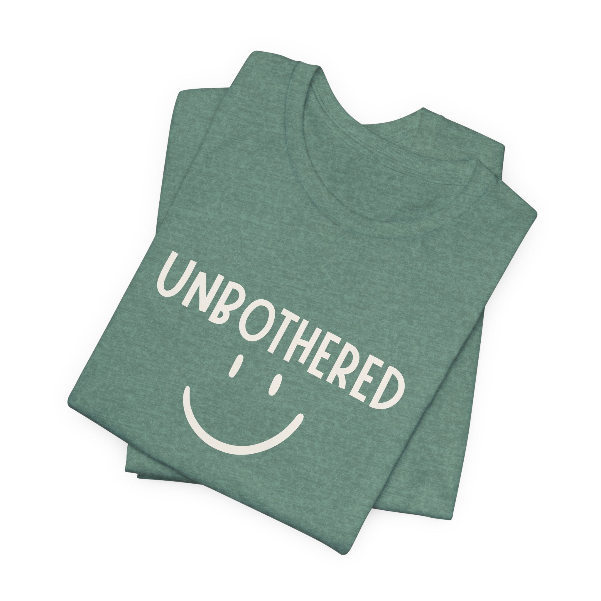 Unbothered Smiley Graphic Tee