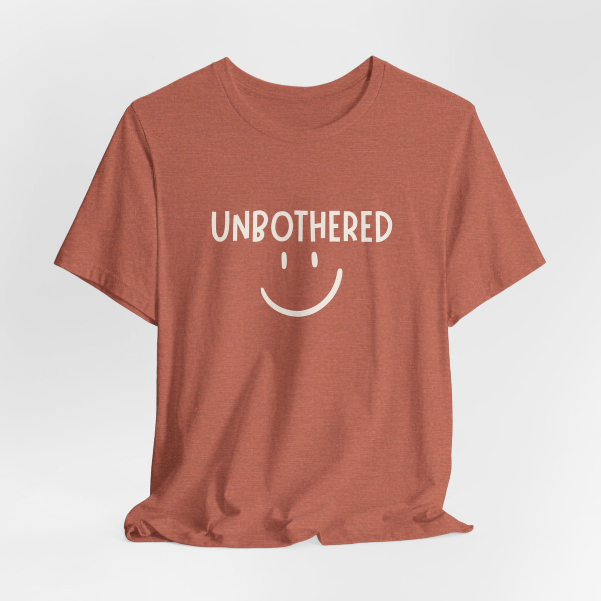 Unbothered Smiley Graphic Tee