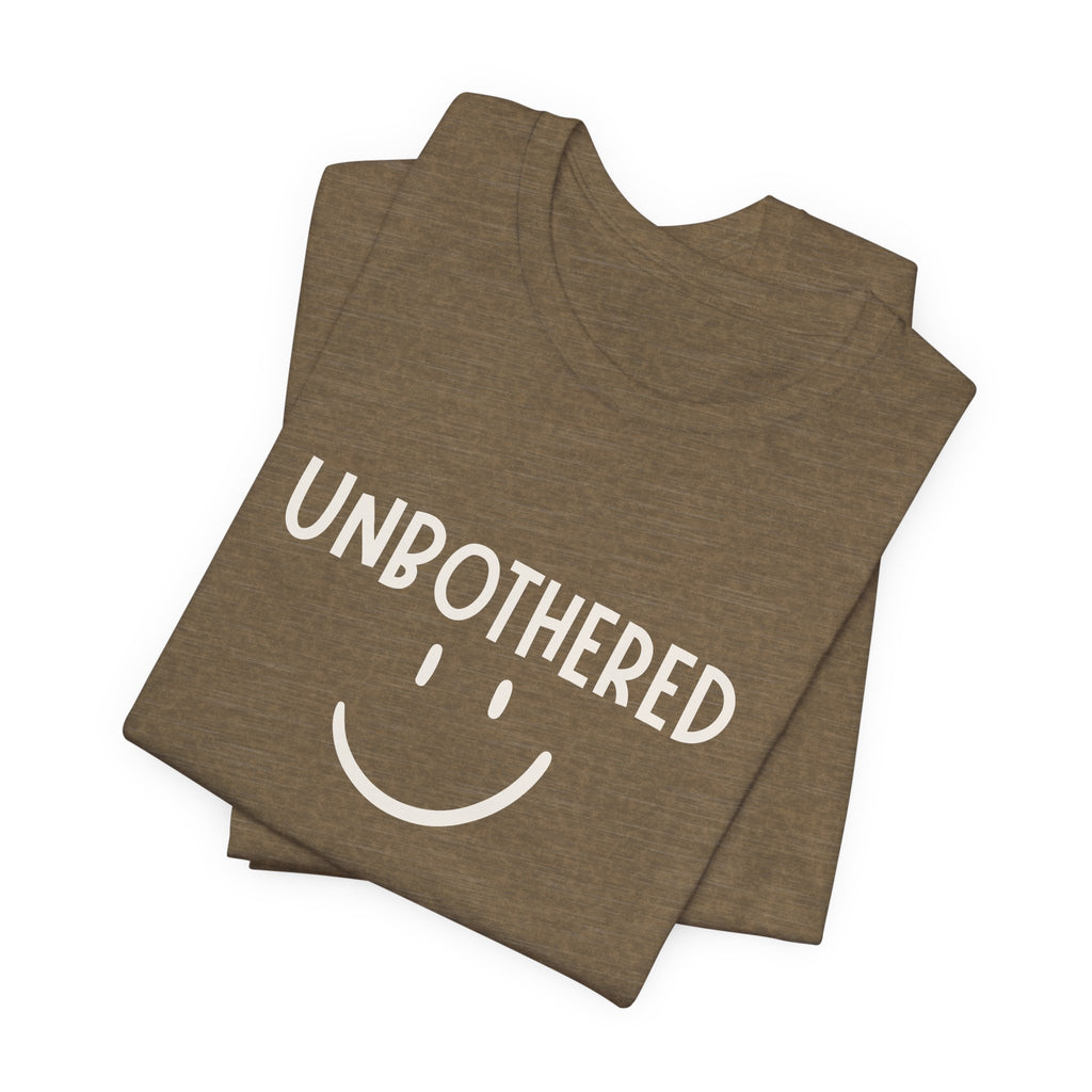 Unbothered Smiley Graphic Tee