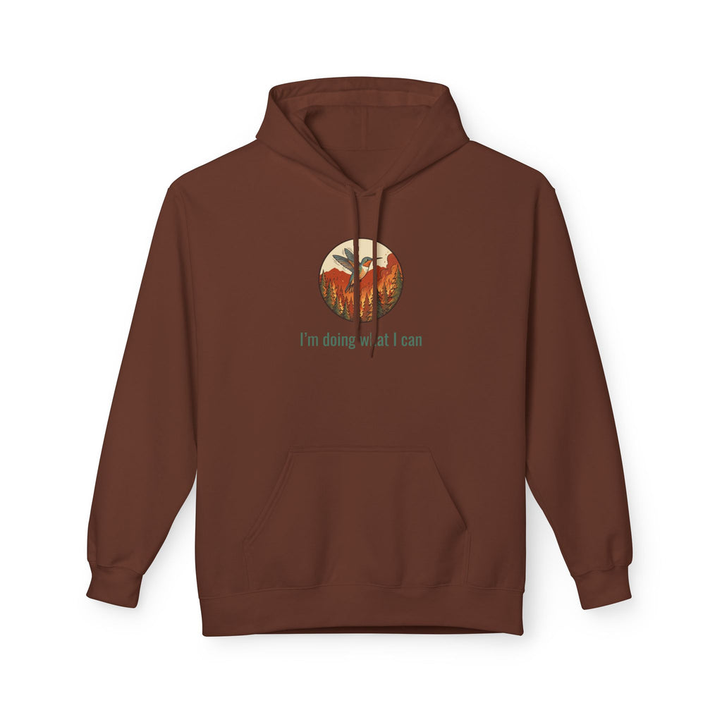 I'm Doing What I Can Hummingbird Graphic Hoodie