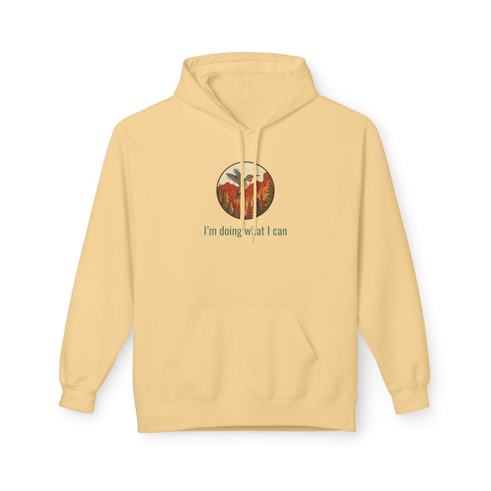 I'm Doing What I Can Hummingbird Graphic Hoodie
