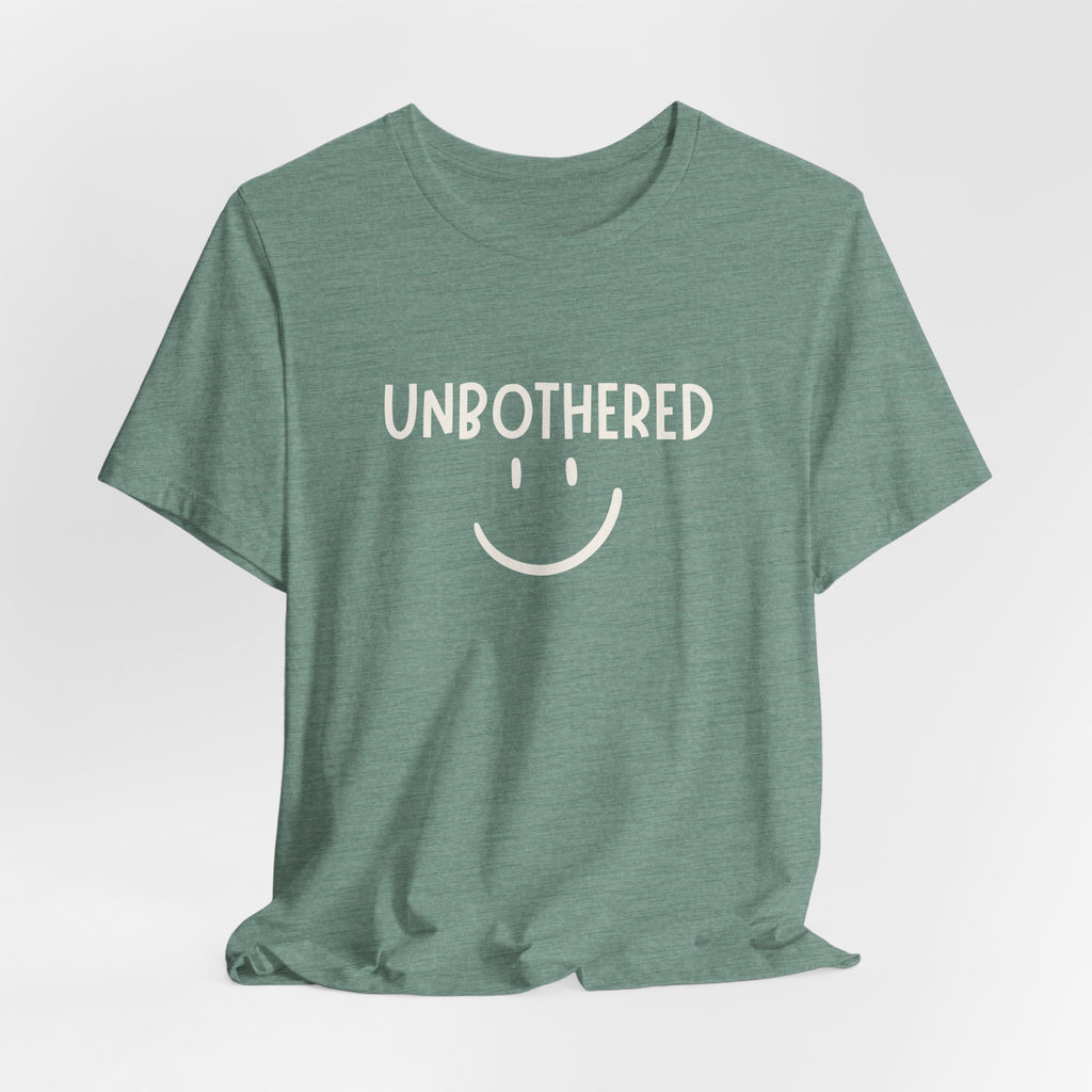 Unbothered Smiley Graphic Tee