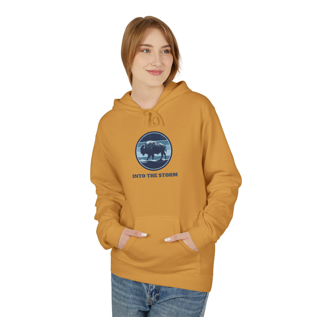 Winter Bison "Into the Storm" Graphic Hoodie