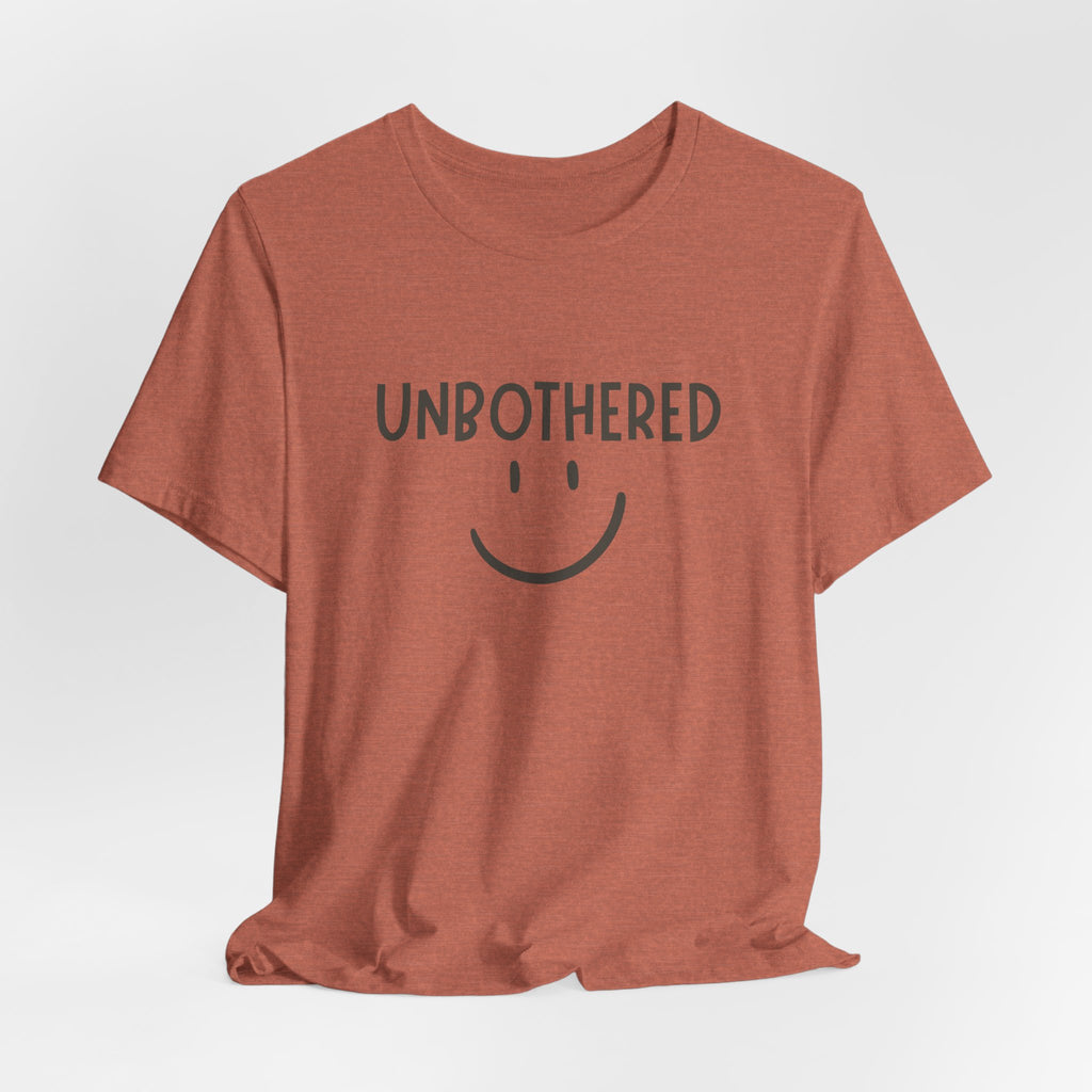 Unbothered Smiley Graphic Tee
