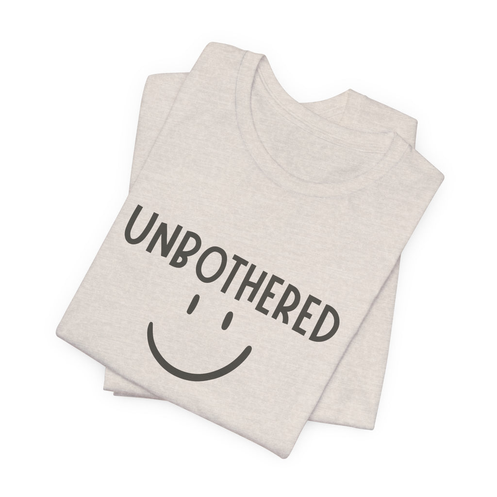 Unbothered Smiley Graphic Tee