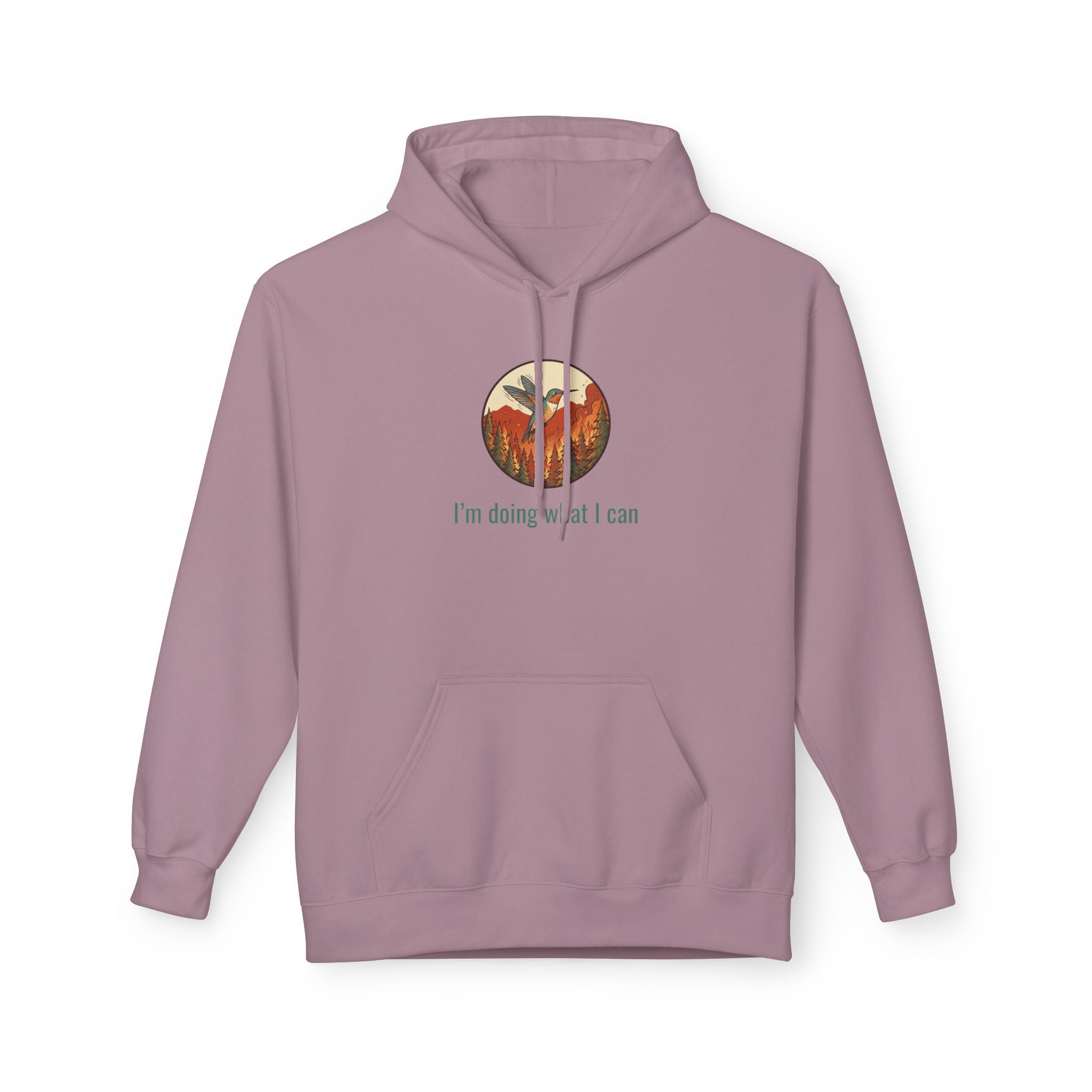 I'm Doing What I Can Hummingbird Graphic Hoodie