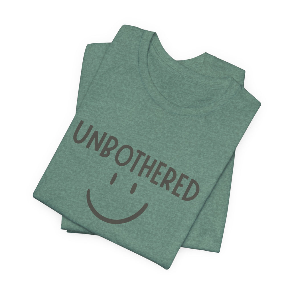Unbothered Smiley Graphic Tee