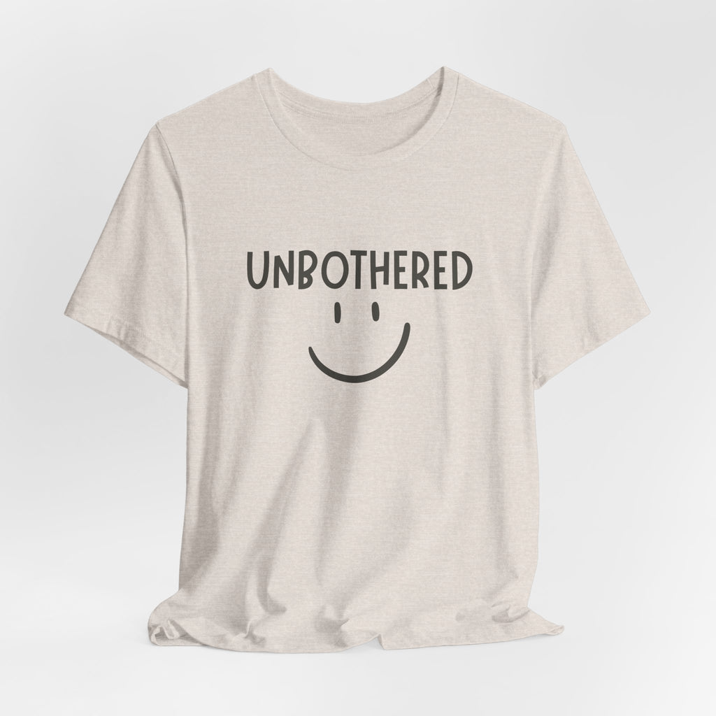 Unbothered Smiley Graphic Tee