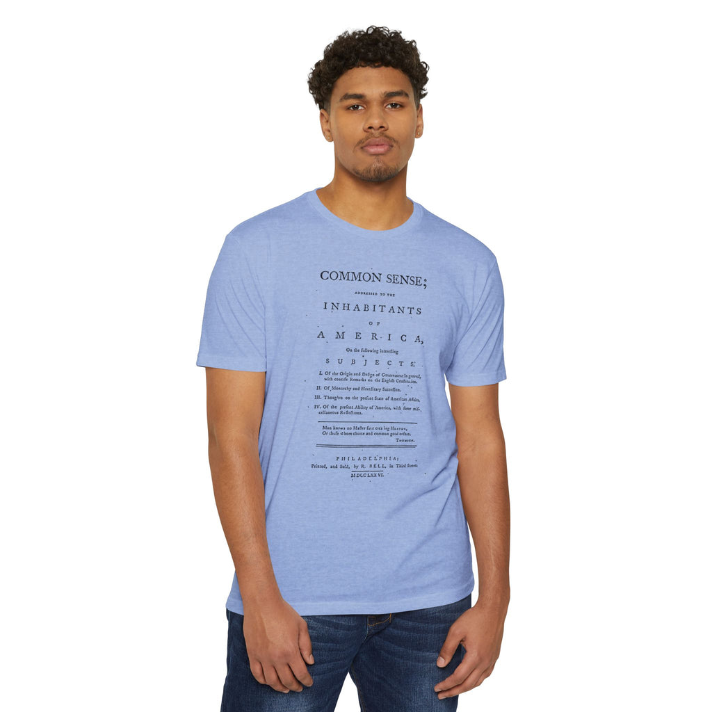 Thomas Paine Common Sense T-Shirt | Historical Typography Tee