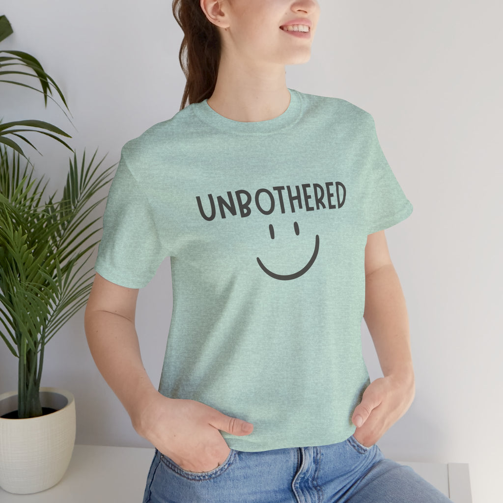 Unbothered Smiley Graphic Tee