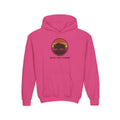 Retro Sunset Bison "Into the Storm" Graphic Youth Hoodie