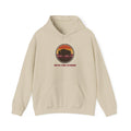 Retro Sunset Bison "Into the Storm" Graphic Hoodie
