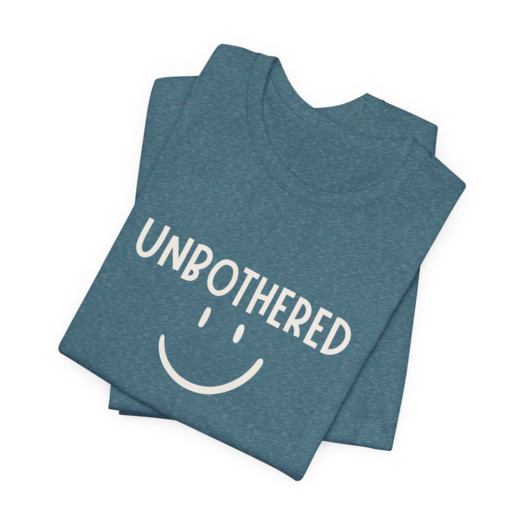 Unbothered Smiley Graphic Tee
