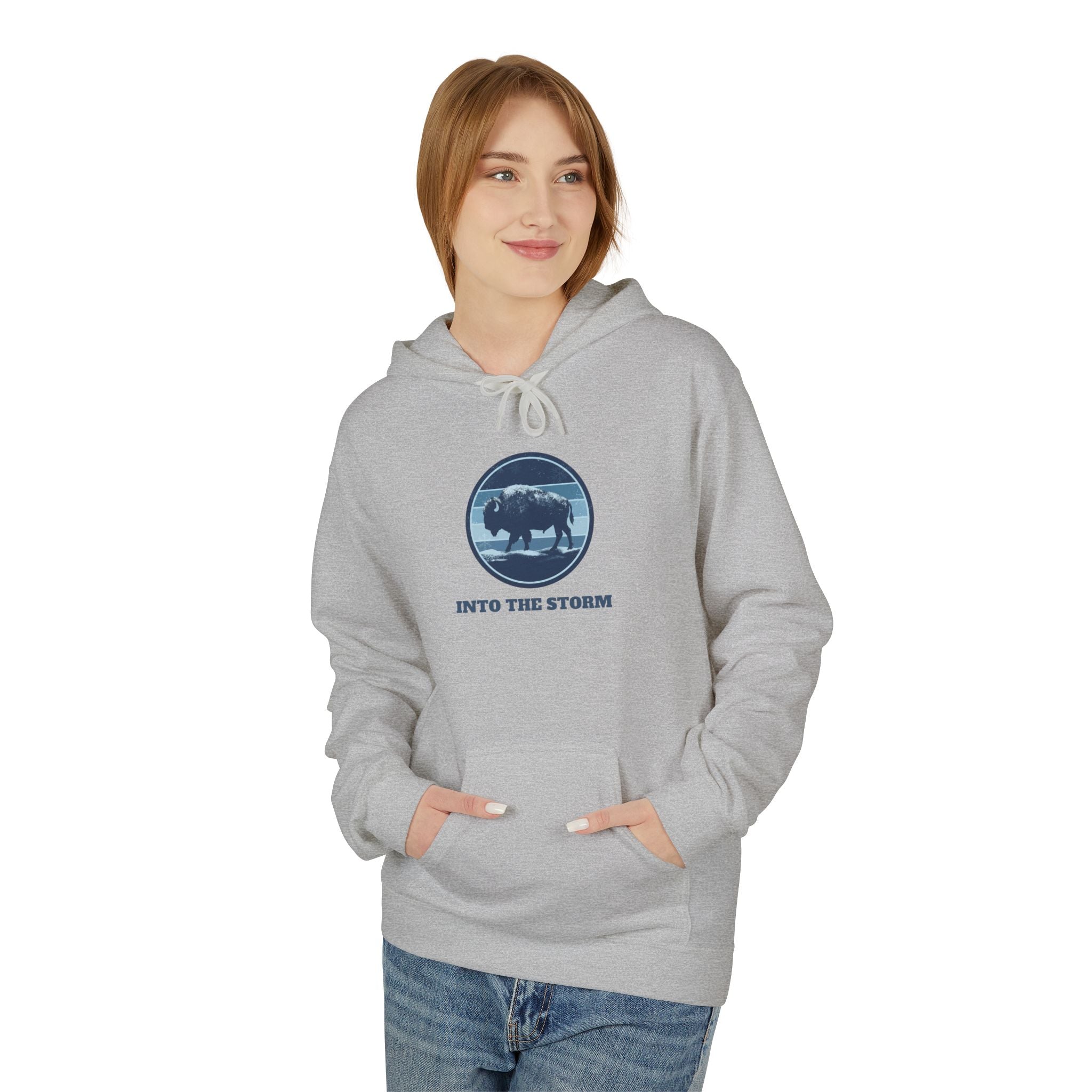 Winter Bison "Into the Storm" Graphic Hoodie