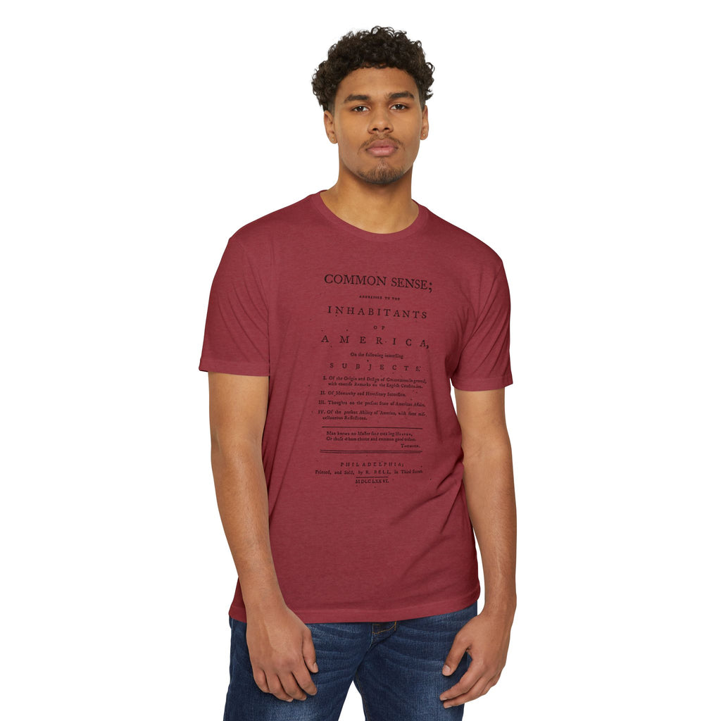 Thomas Paine Common Sense T-Shirt | Historical Typography Tee