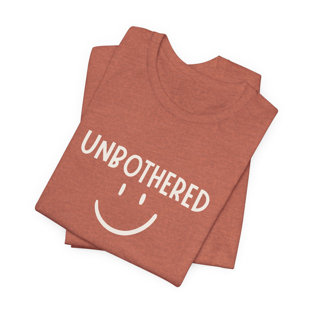 Unbothered Smiley Graphic Tee