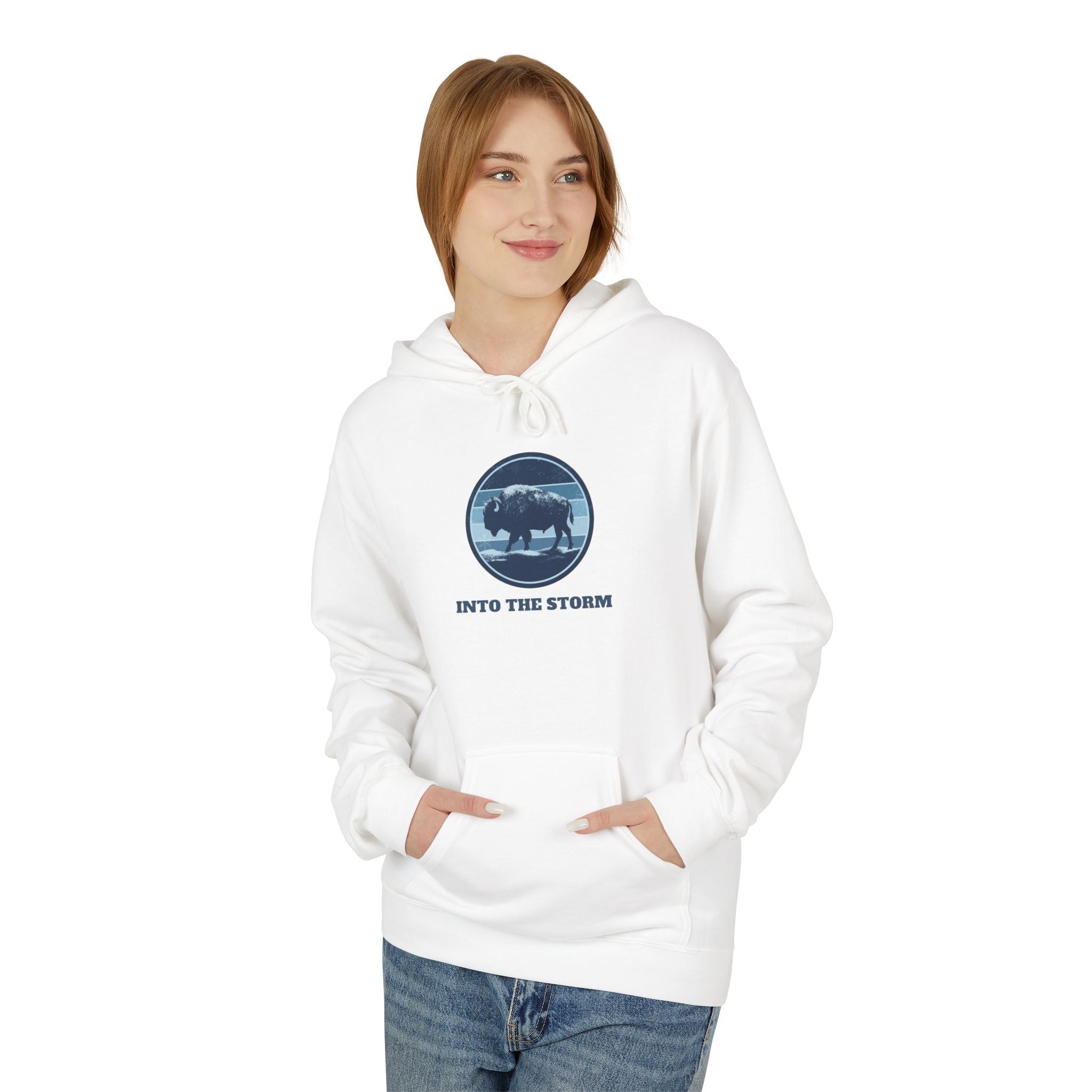 Winter Bison "Into the Storm" Graphic Hoodie