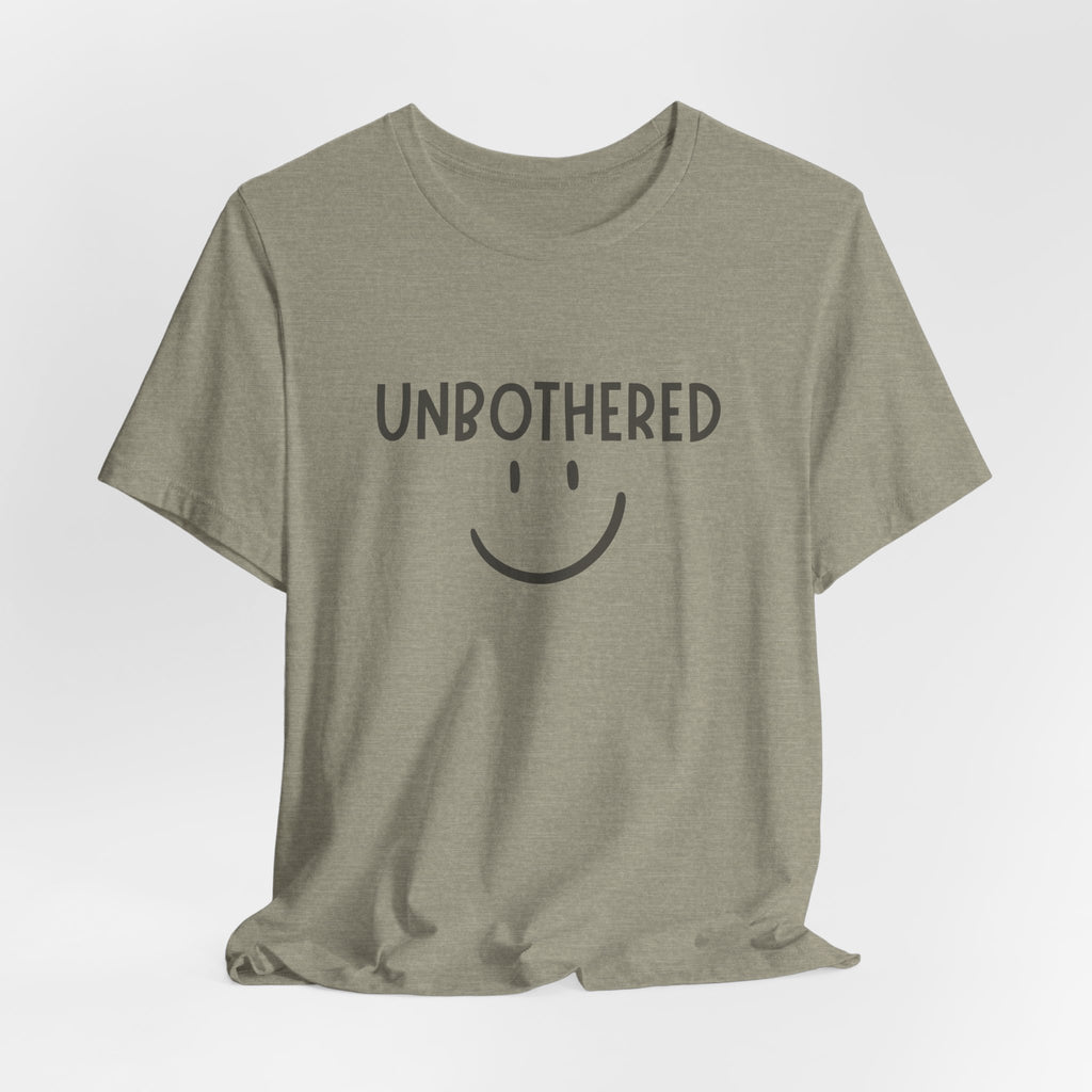 Unbothered Smiley Graphic Tee