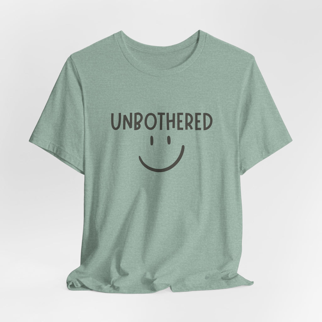 Unbothered Smiley Graphic Tee