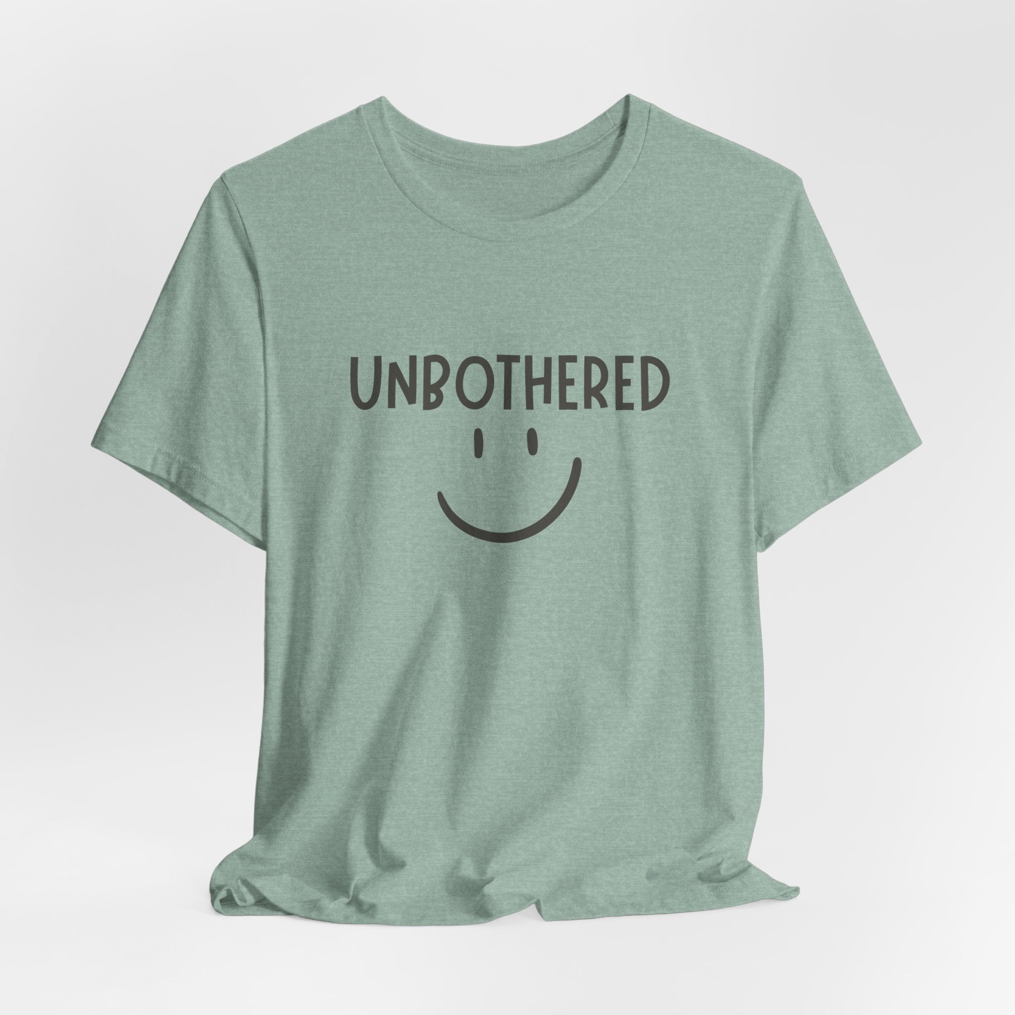 Unbothered Smiley Graphic Tee