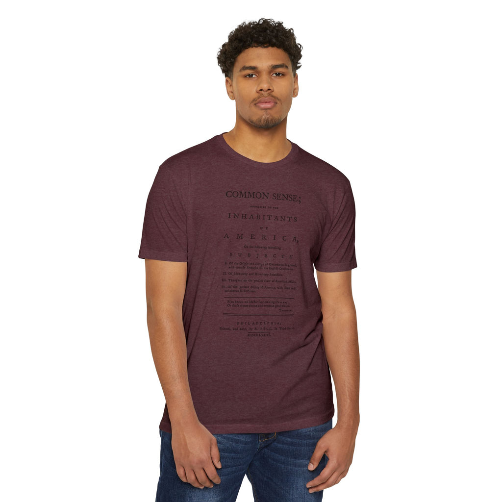 Thomas Paine Common Sense T-Shirt | Historical Typography Tee