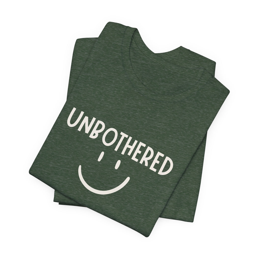 Unbothered Smiley Graphic Tee