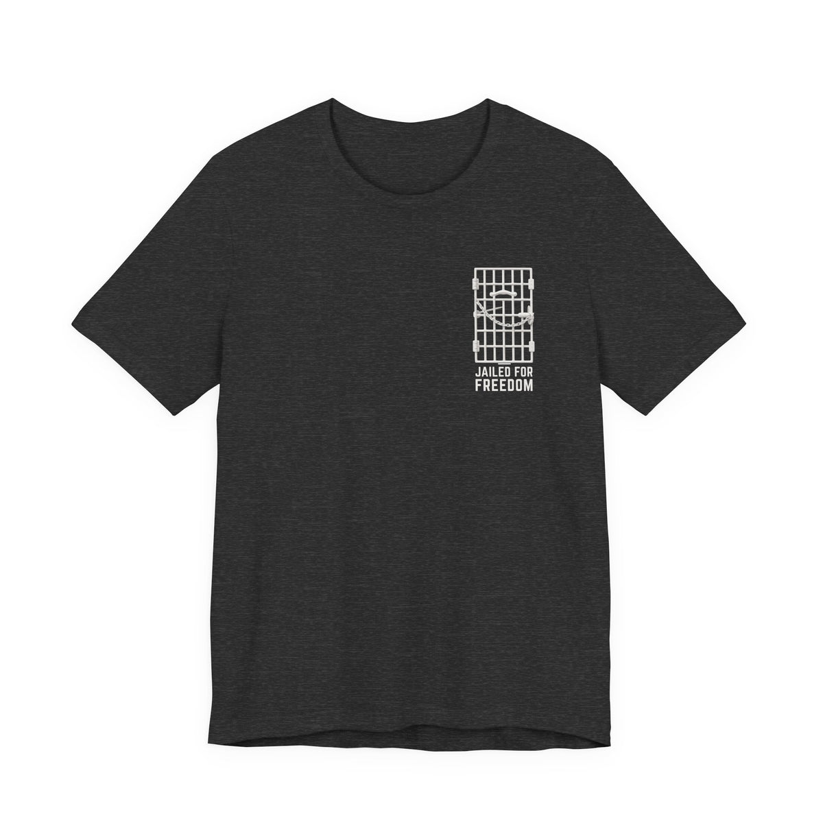 "Jailed for Freedom" Suffragist Pin T-Shirt | Minimalist Historical Design