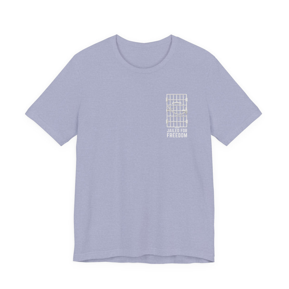"Jailed for Freedom" Suffragist Pin T-Shirt | Minimalist Historical Design