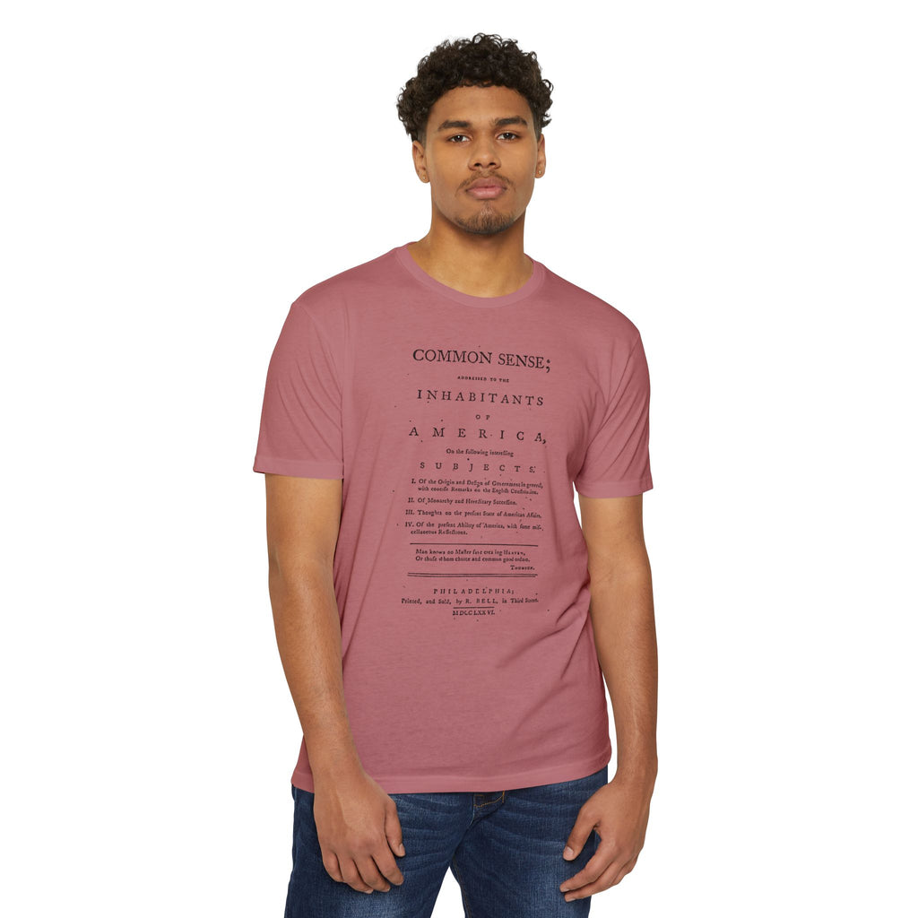 Thomas Paine Common Sense T-Shirt | Historical Typography Tee