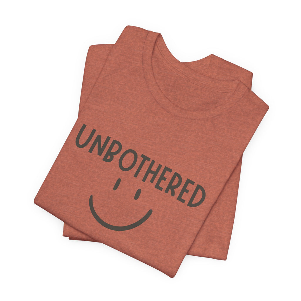 Unbothered Smiley Graphic Tee