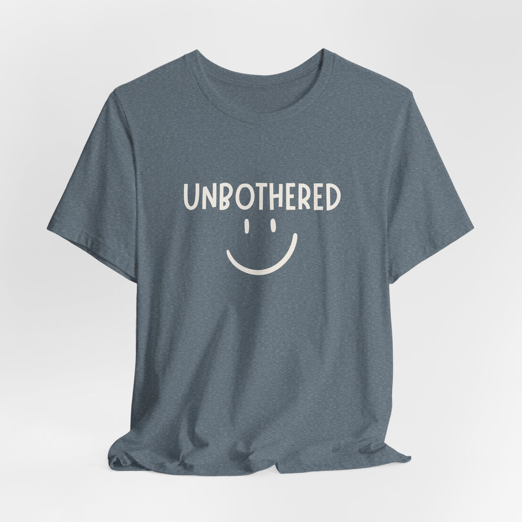 Unbothered Smiley Graphic Tee