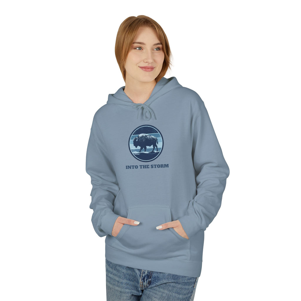 Winter Bison "Into the Storm" Graphic Hoodie